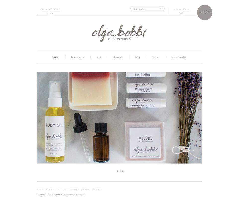 shopolgabobbi.com shopify website screenshot