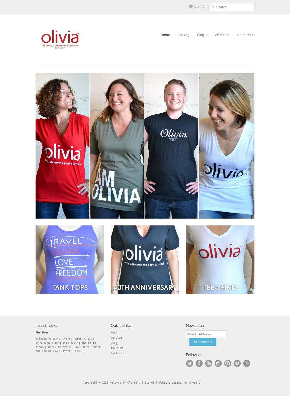 shopolivia.com — Shopify storefront screenshot