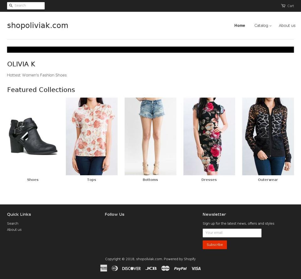 shopoliviak.com — Shopify storefront screenshot