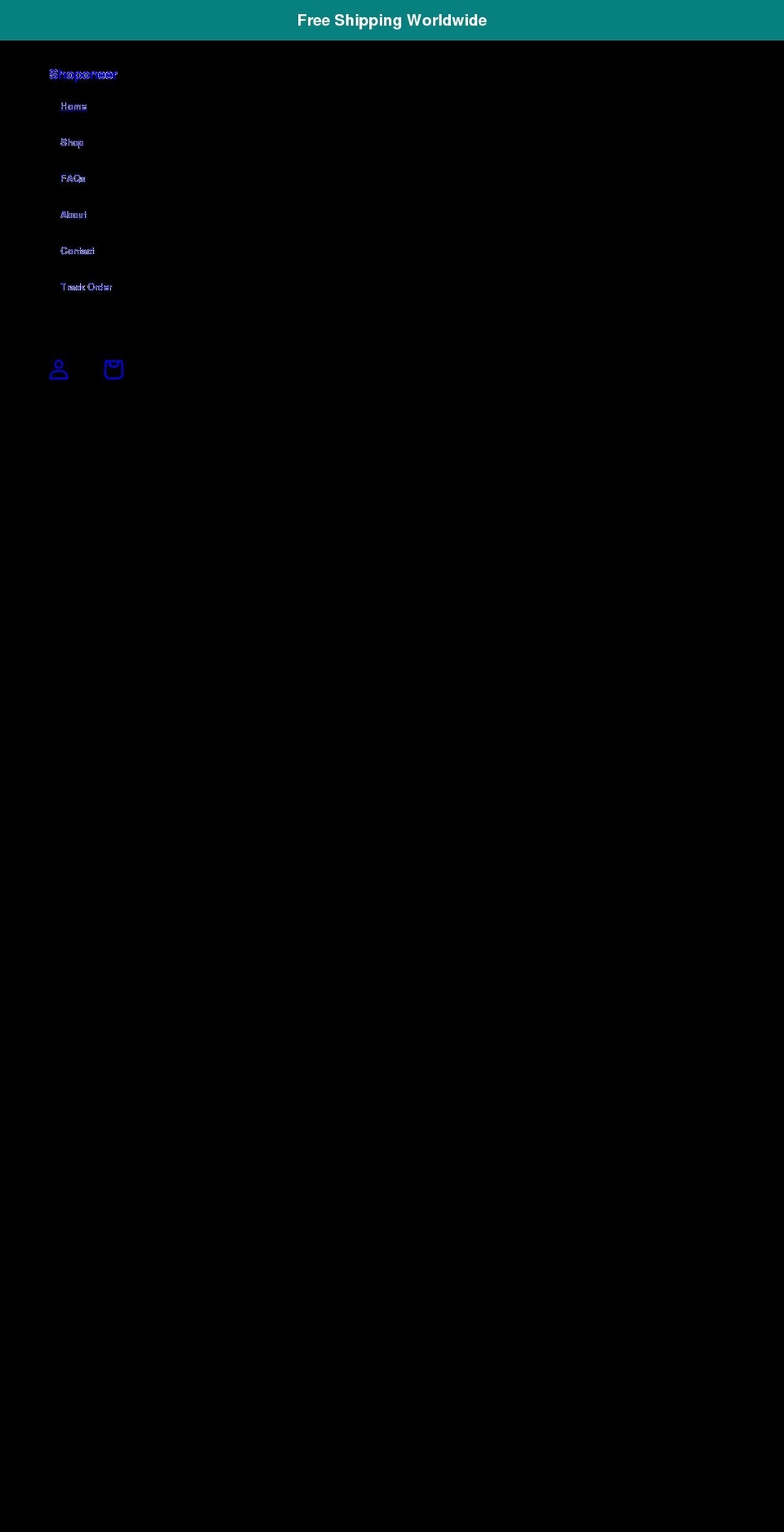 shoponeer.com shopify website screenshot