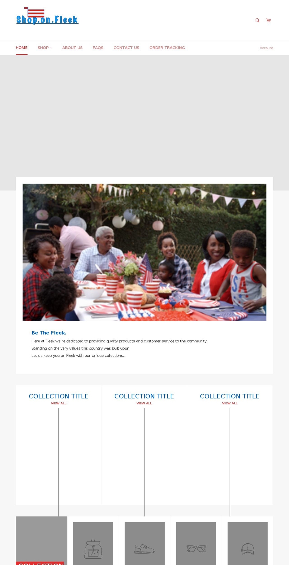 shoponfleek.com — Shopify storefront screenshot