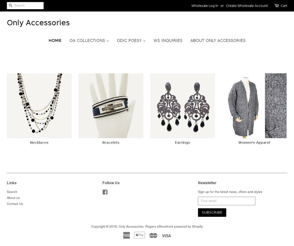 shoponlyaccessories.com — Shopify storefront screenshot