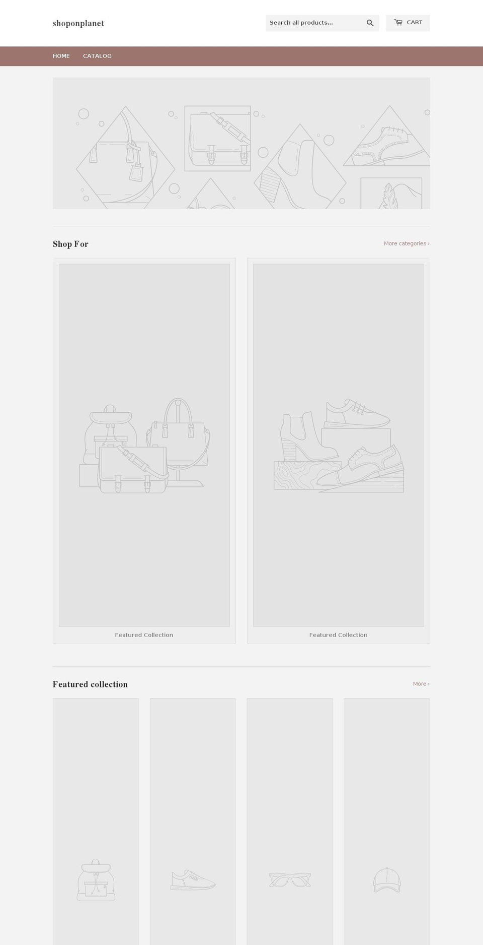 shoponplanet.com shopify website screenshot