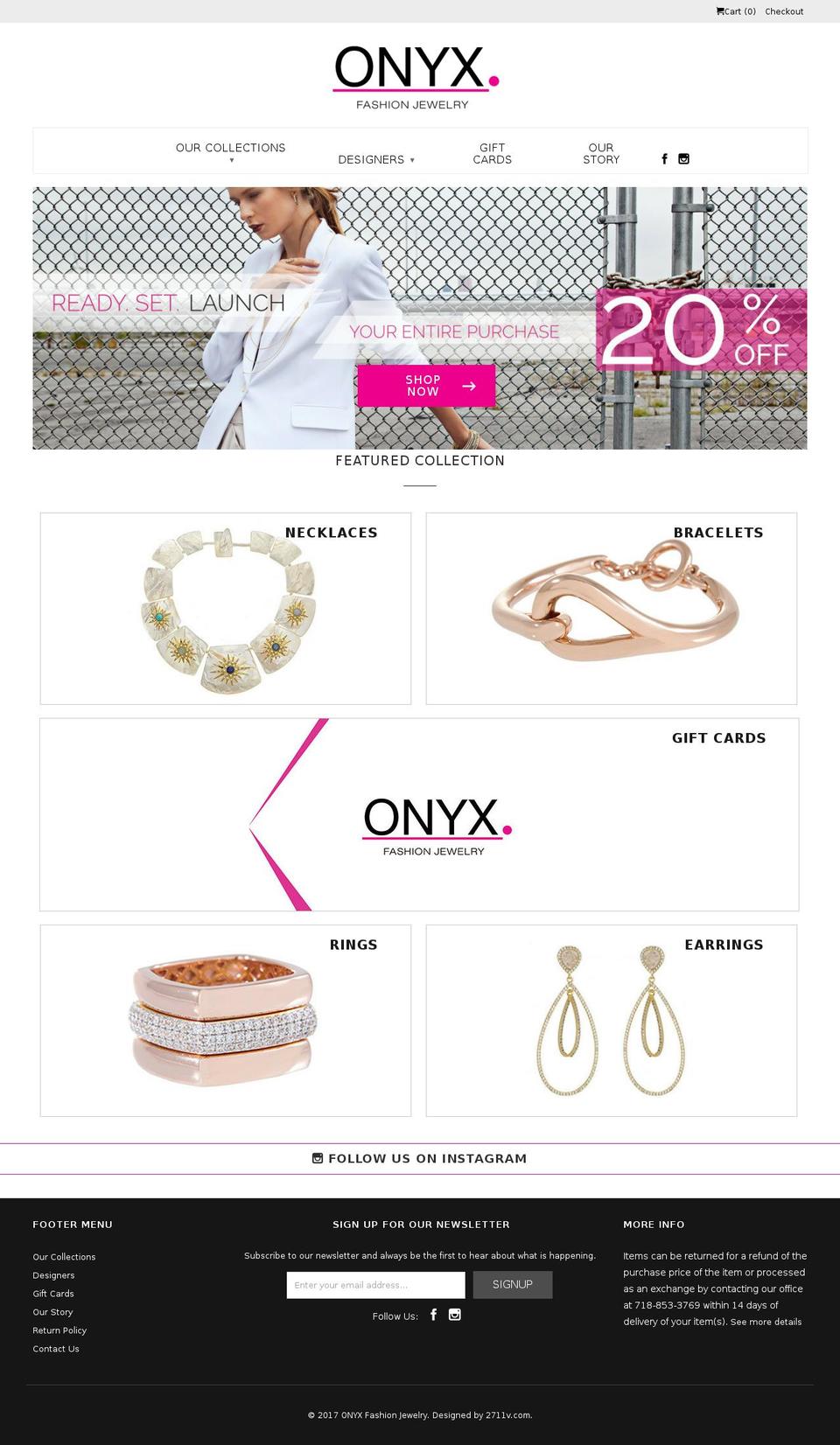 shoponyx.com shopify website screenshot