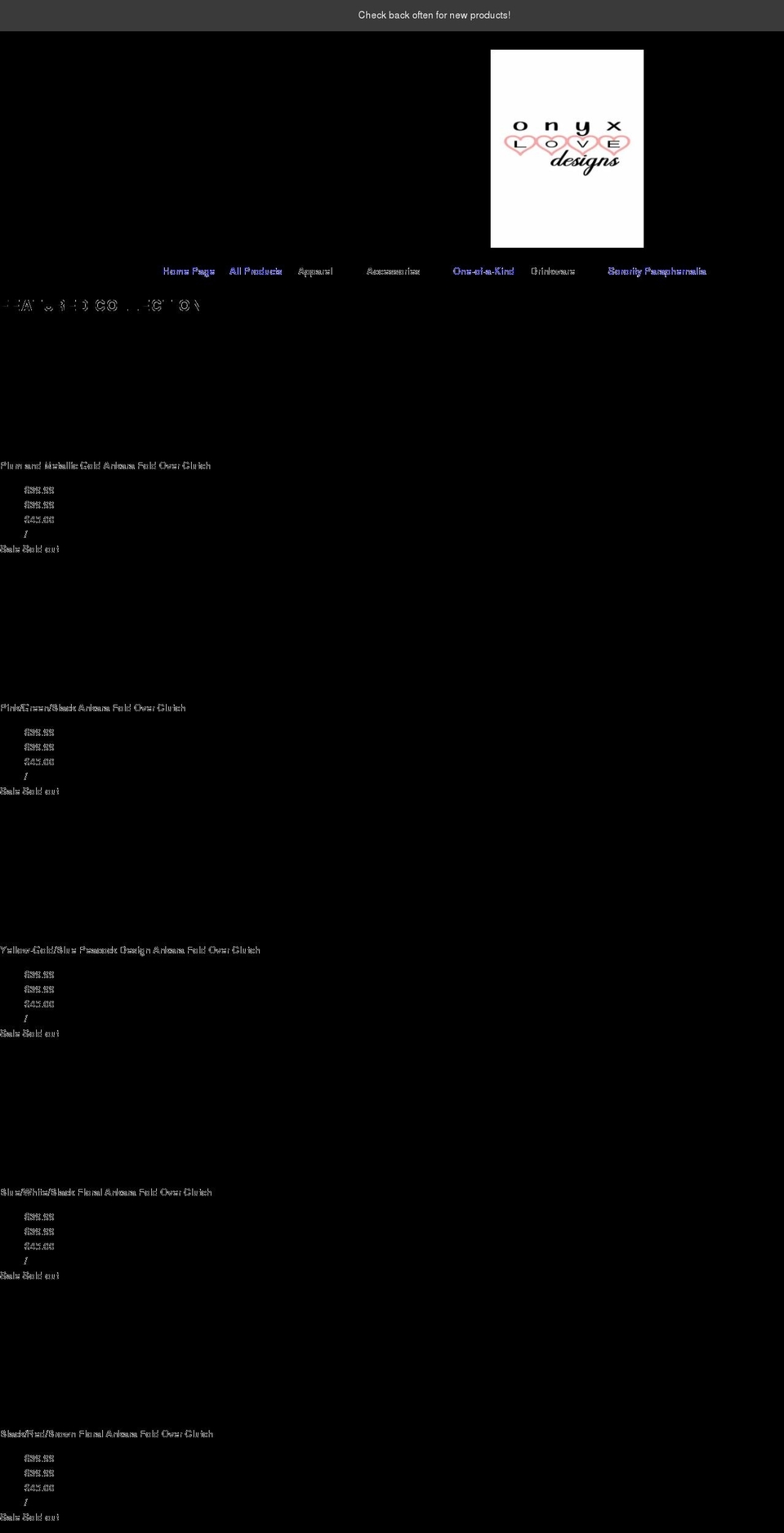 shoponyxlove.com shopify website screenshot