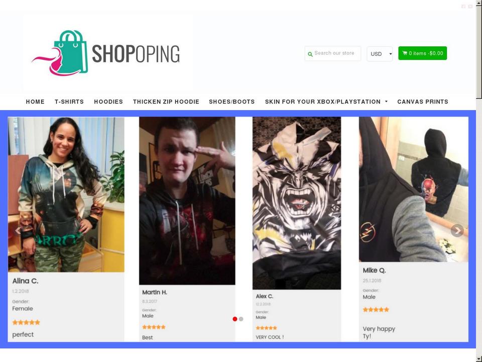 shopoping.com — Shopify storefront screenshot