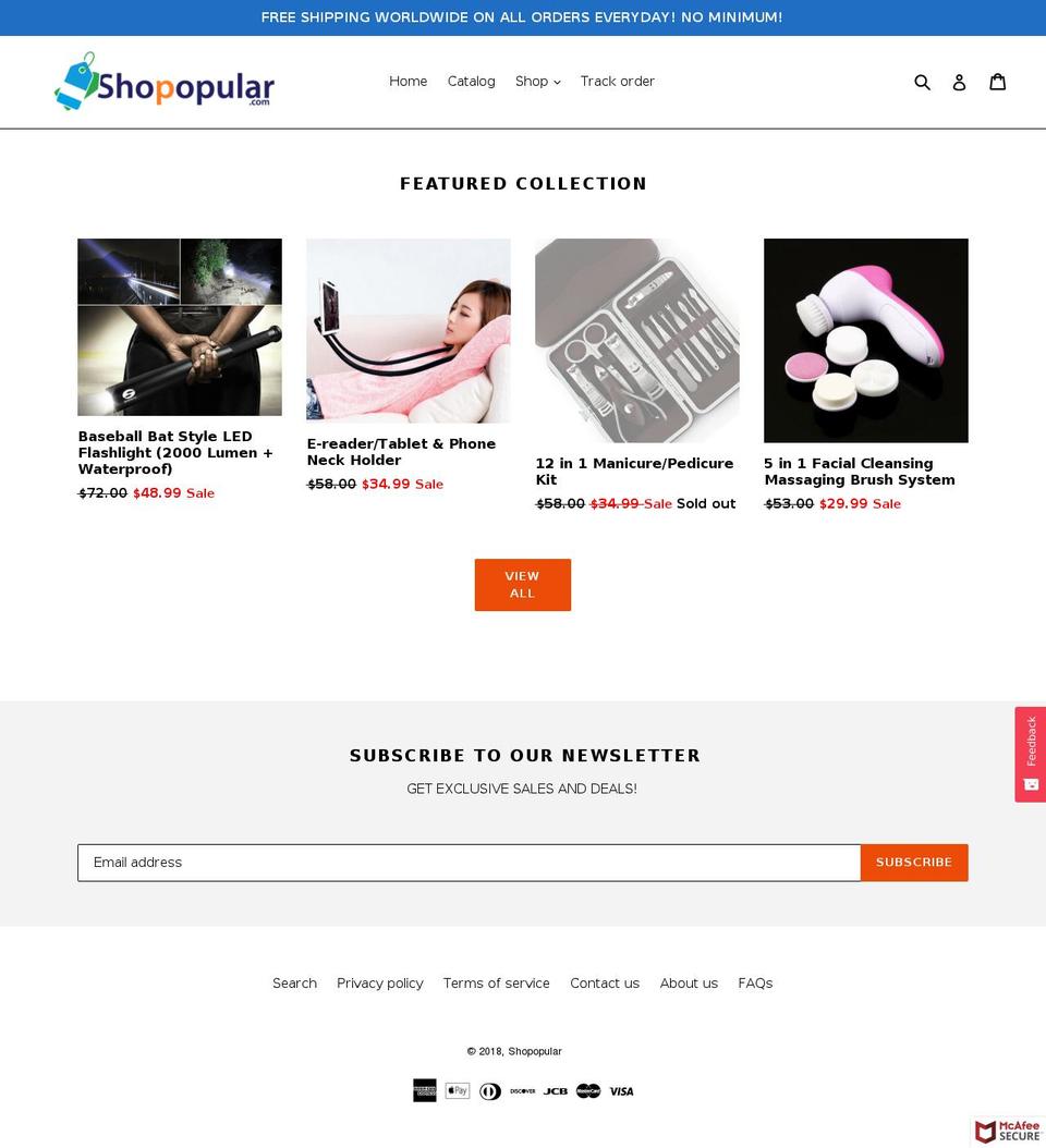 shopopular.com — Shopify storefront screenshot