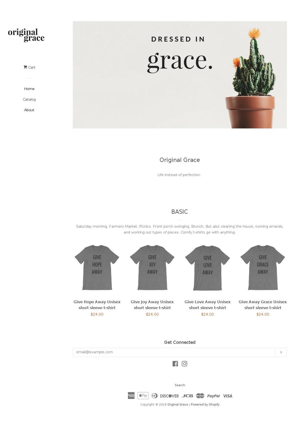 shoporiginalgrace.com — Shopify storefront screenshot