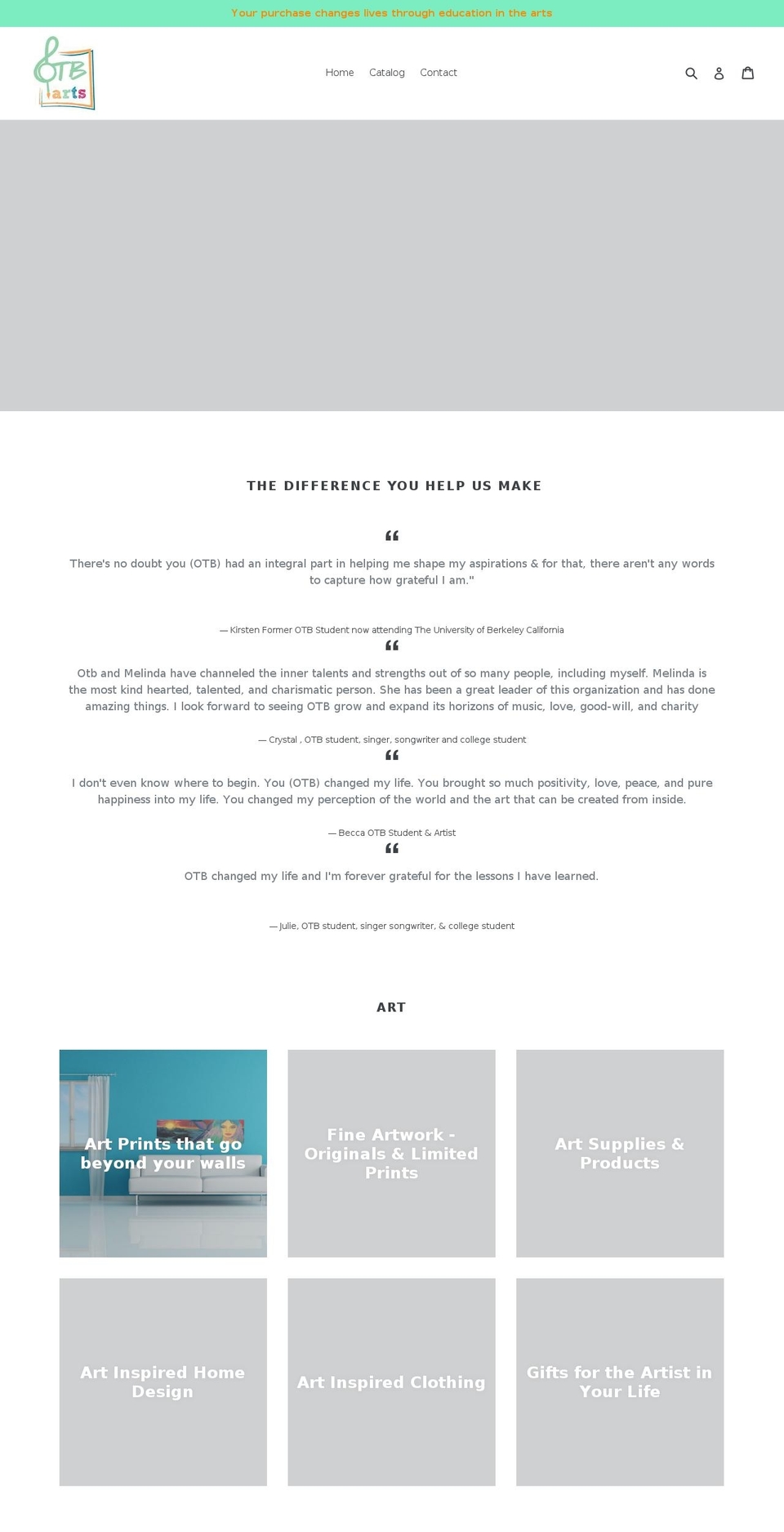 shopotbarts.com — Shopify storefront screenshot