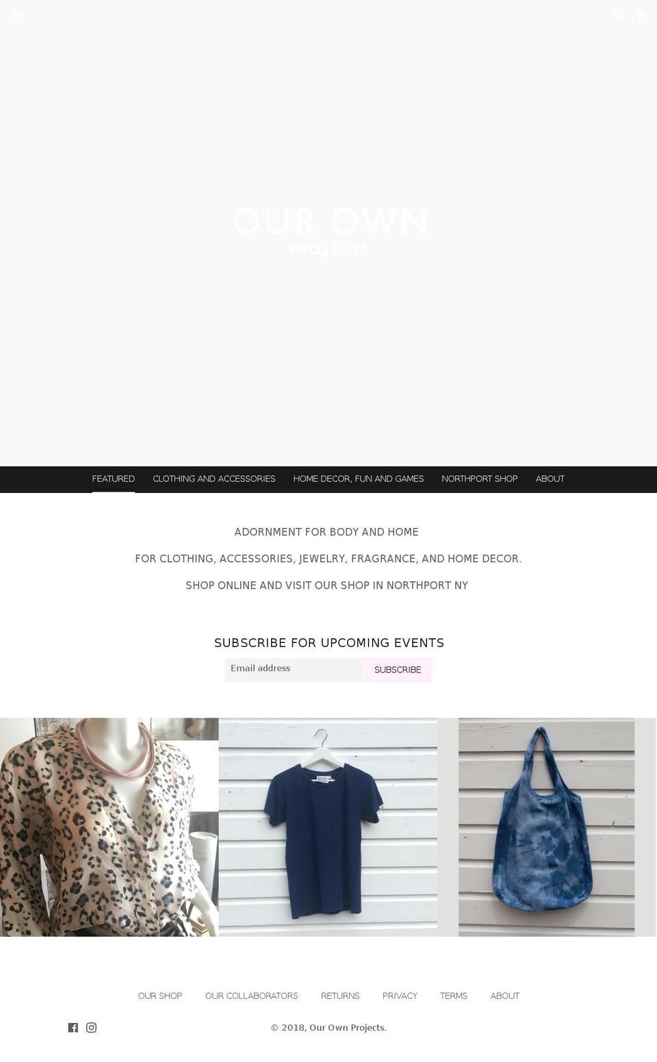 shopourown.com shopify website screenshot