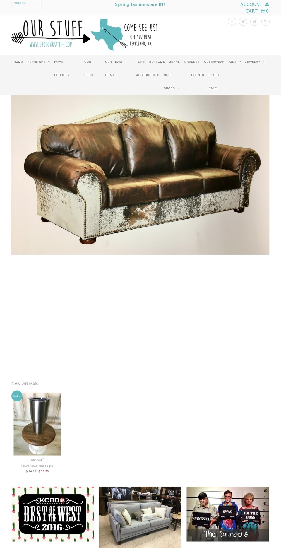 shopourstuff.com shopify website screenshot