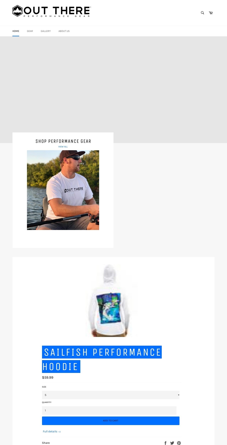 shopoutthere.com — Shopify storefront screenshot