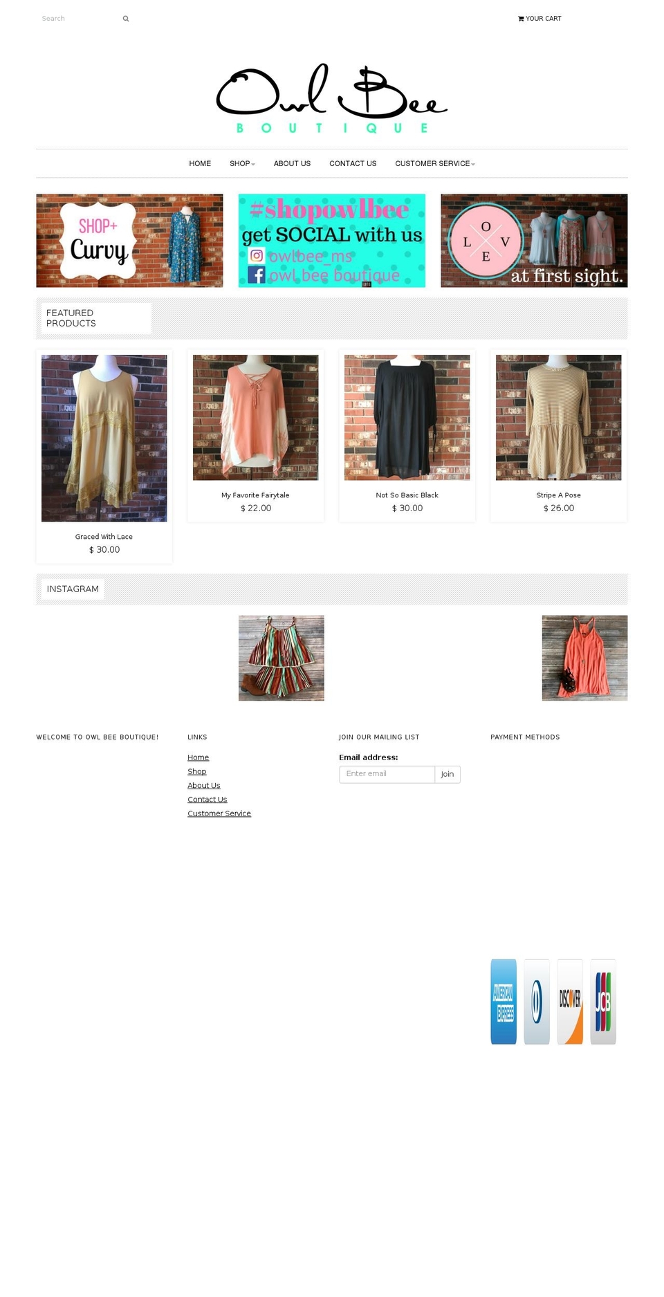 shopowlbee.com shopify website screenshot
