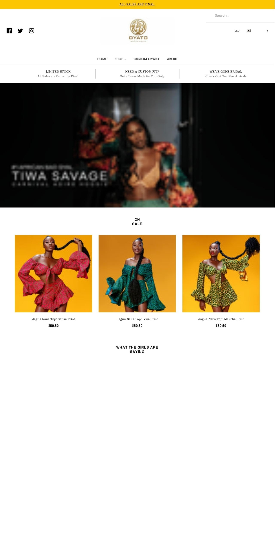 shopoyato.com shopify website screenshot