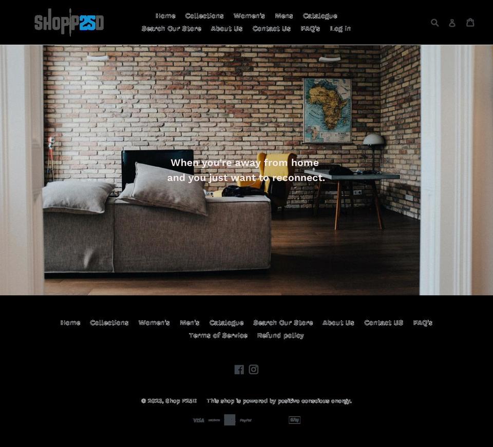 shopp25d.com shopify website screenshot