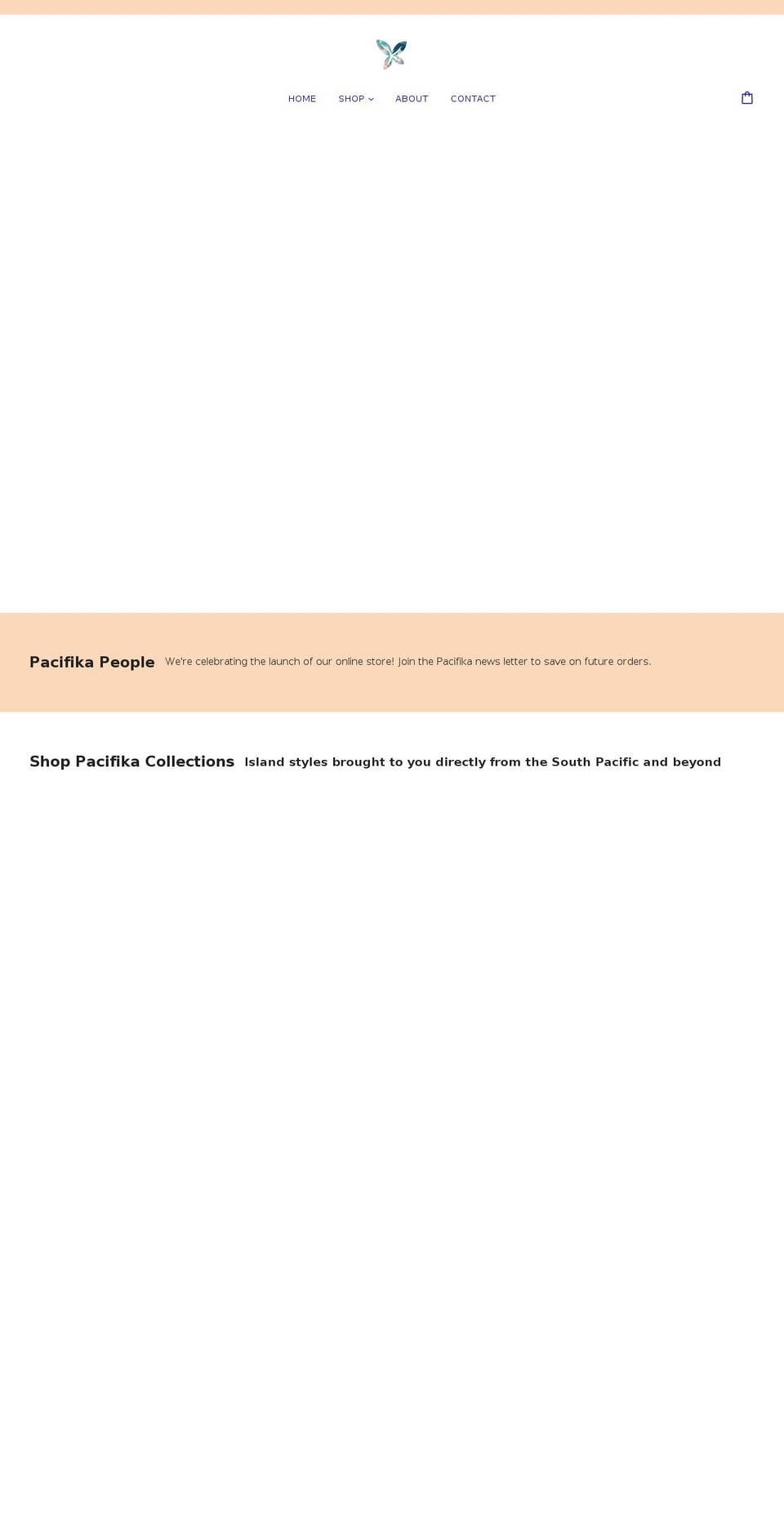 shoppacifika.com shopify website screenshot