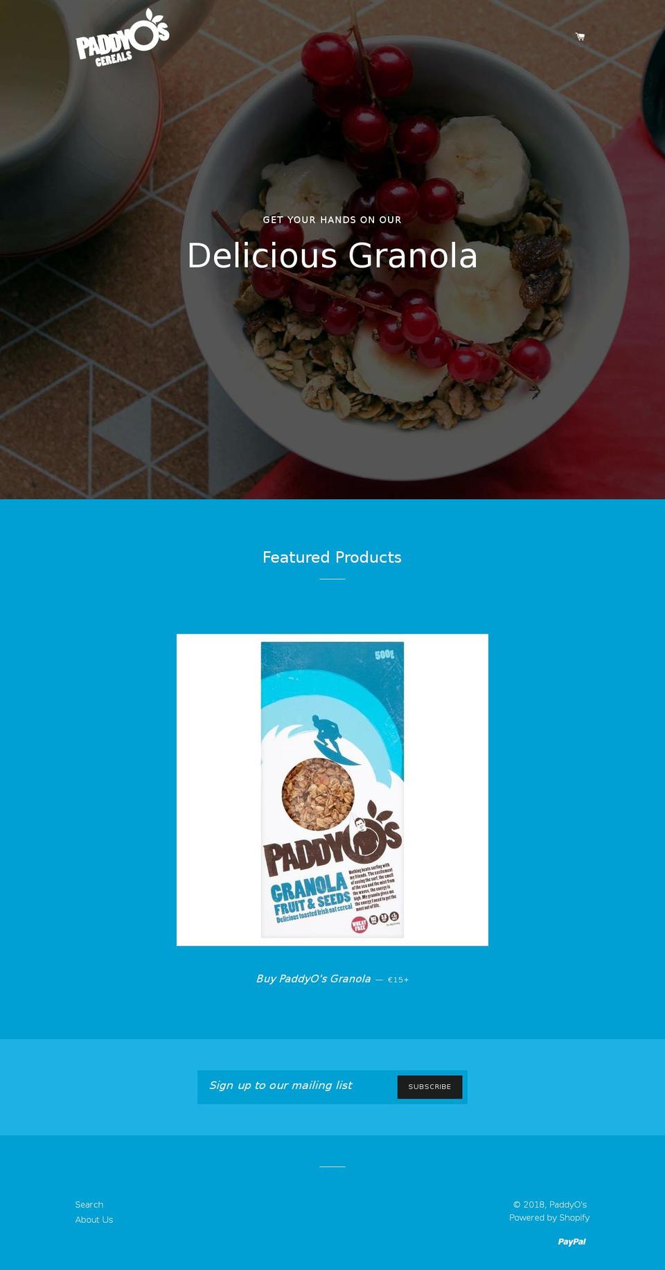 shoppaddyos.com shopify website screenshot