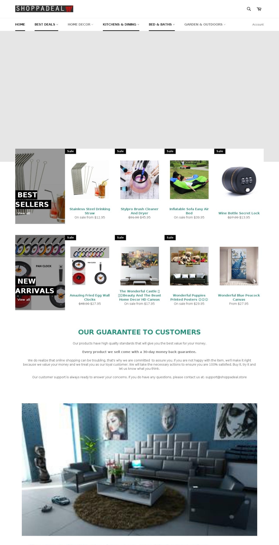 shoppadeal.store shopify website screenshot