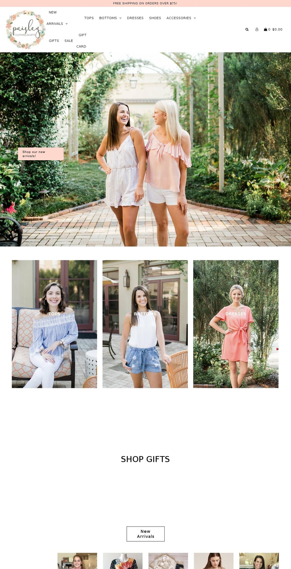 shoppaisleyboutique.com shopify website screenshot