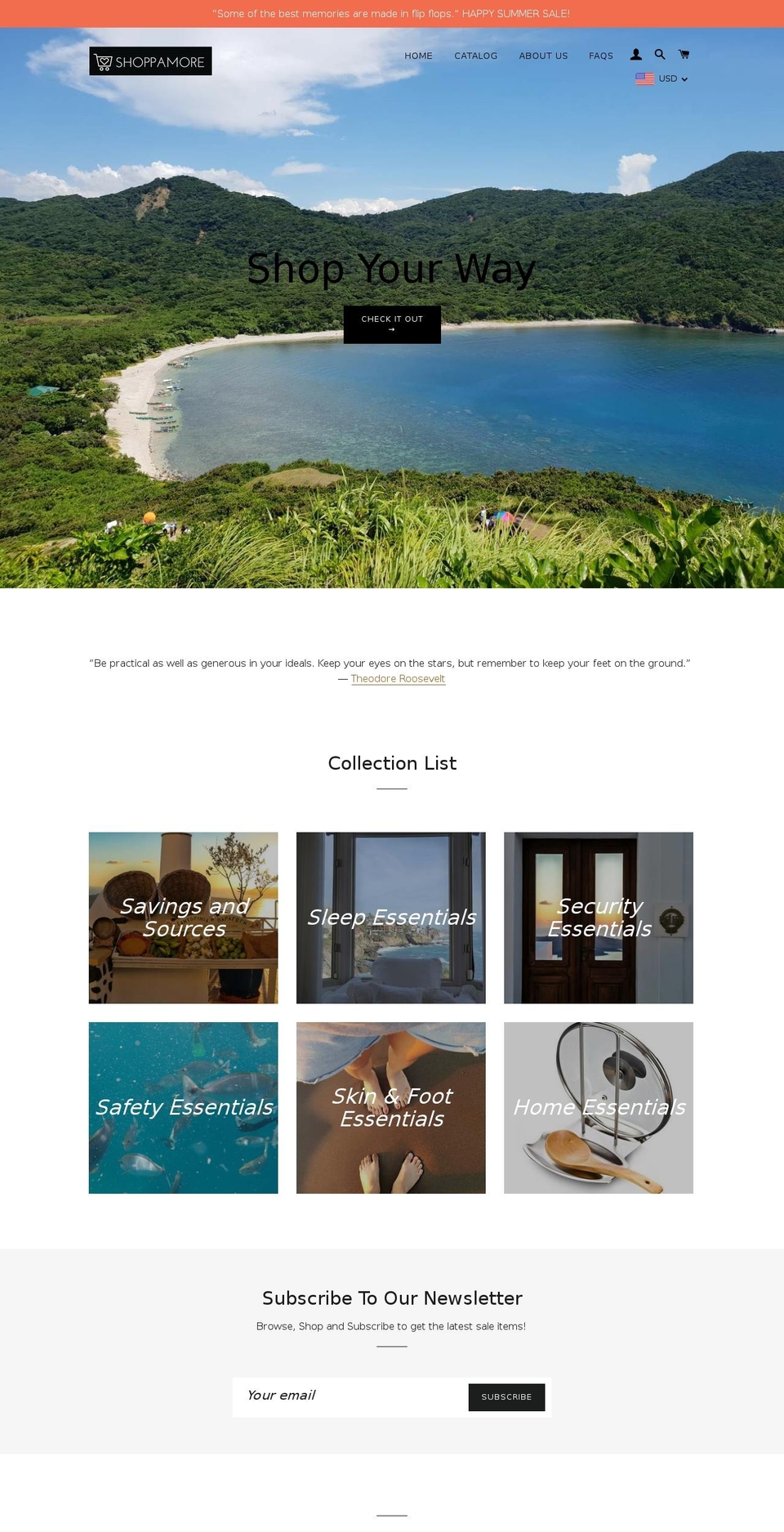 shoppamore.com — Shopify storefront screenshot