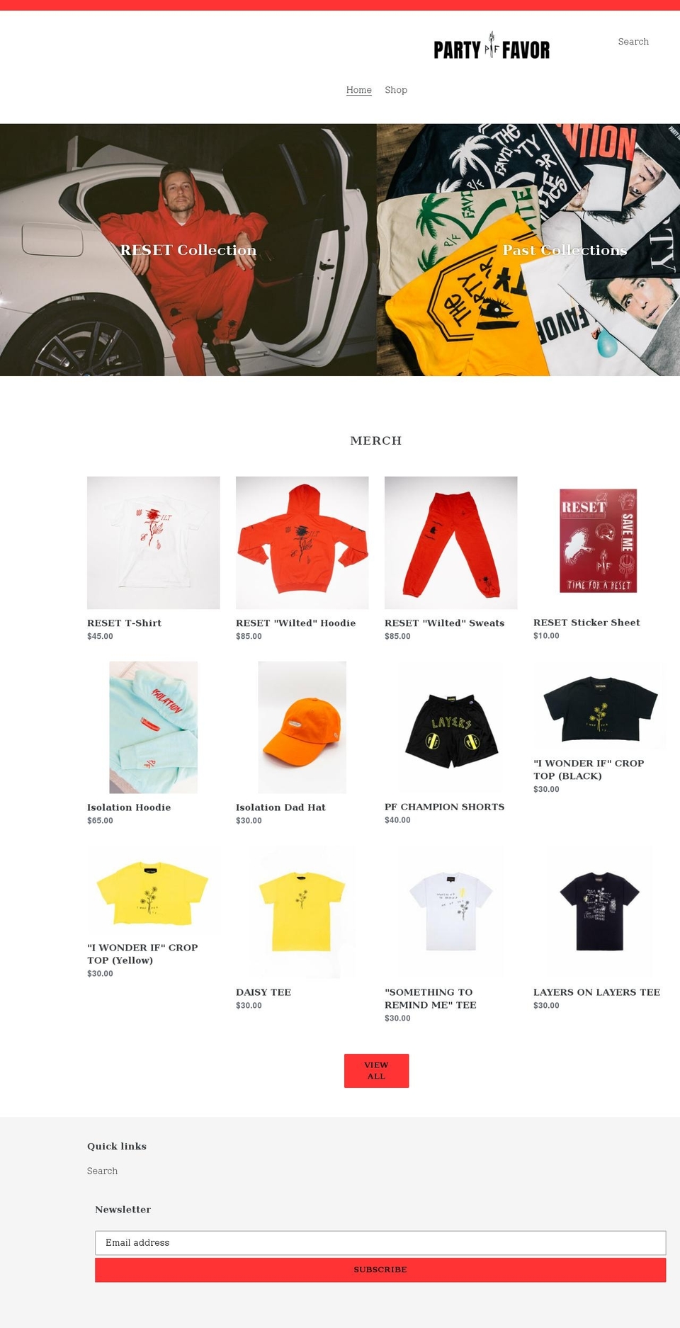 shoppartyfavor.com — Shopify storefront screenshot