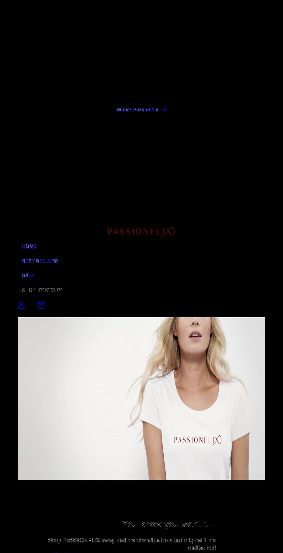shoppassionflix.com shopify website screenshot