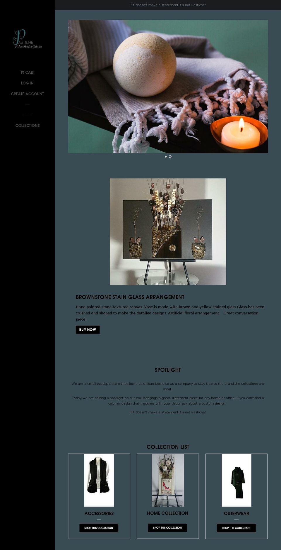 shoppastiche.com — Shopify storefront screenshot