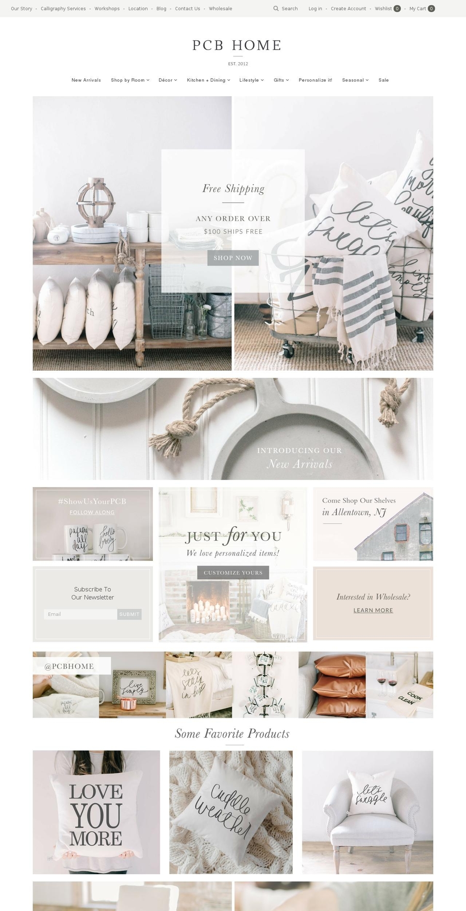 Dwell by MARA Shopify theme site example shoppcbhome.com