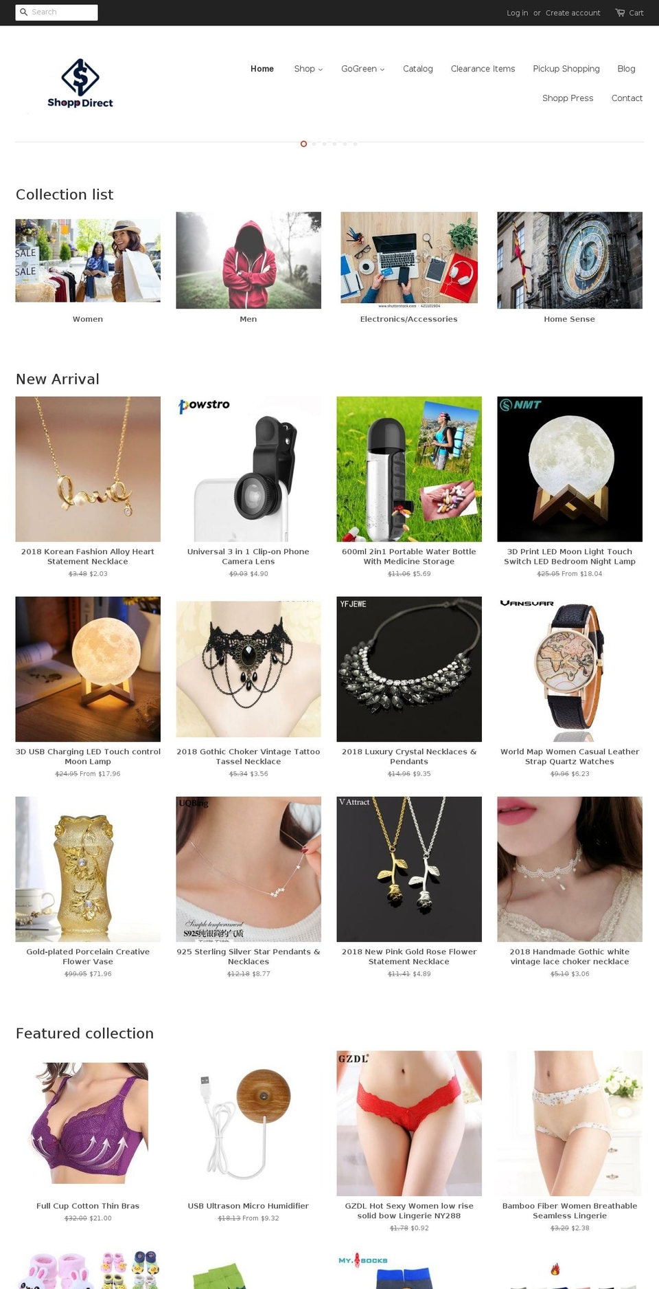 shoppdirect.com — Shopify storefront screenshot
