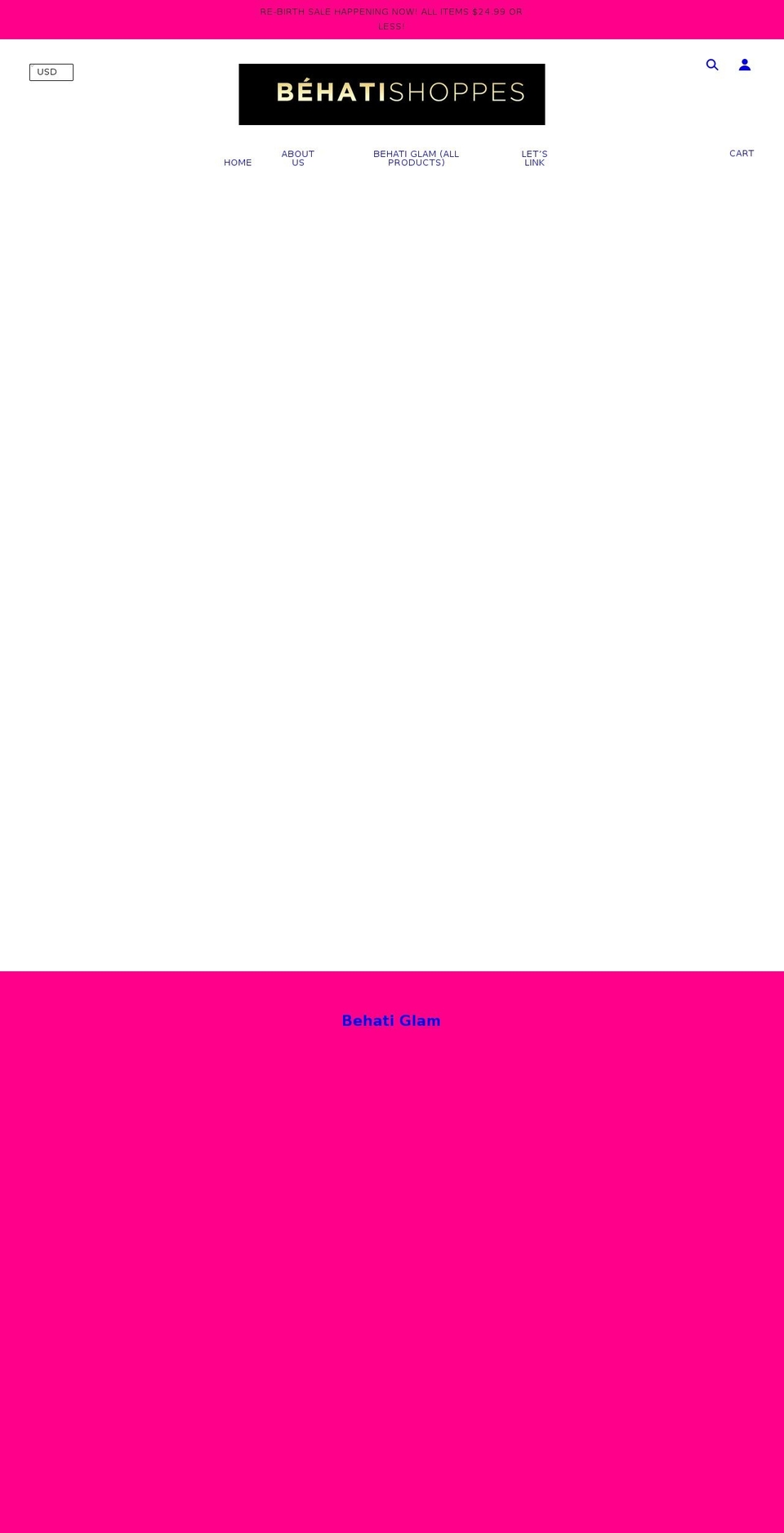 shoppebehati.com shopify website screenshot