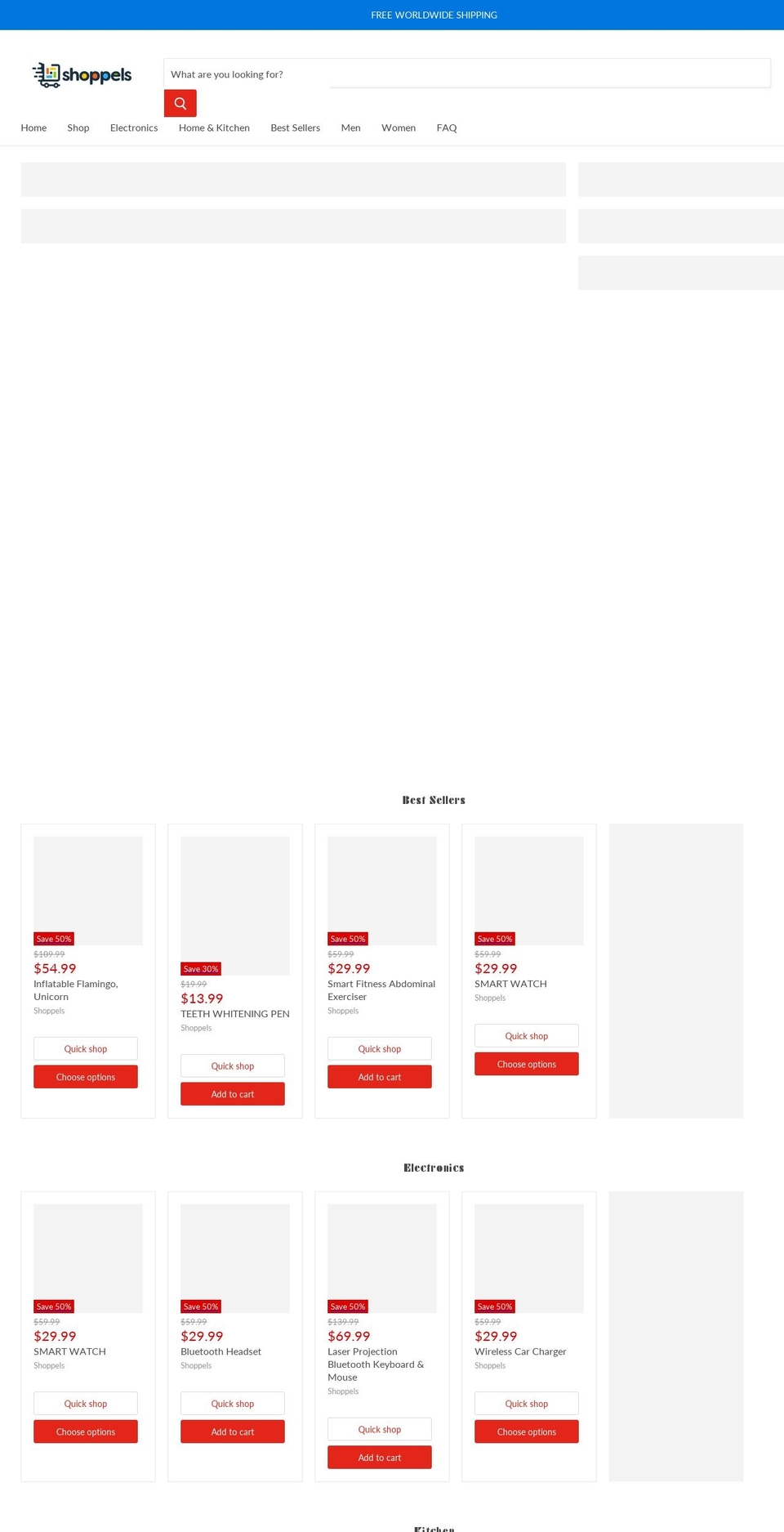 shoppels.com — Shopify storefront screenshot