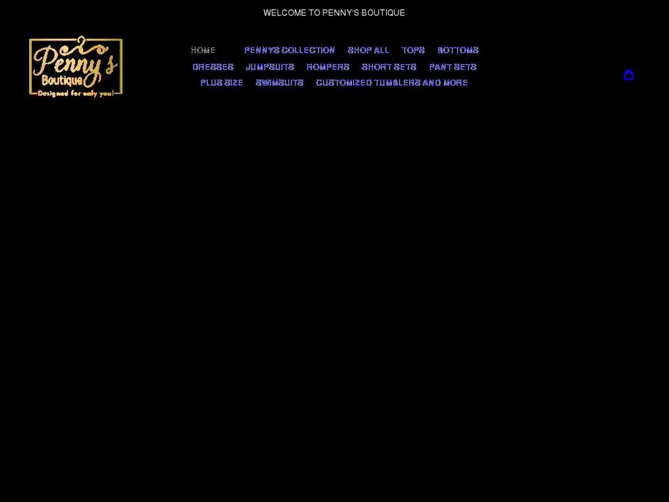 shoppennysboutique.com shopify website screenshot