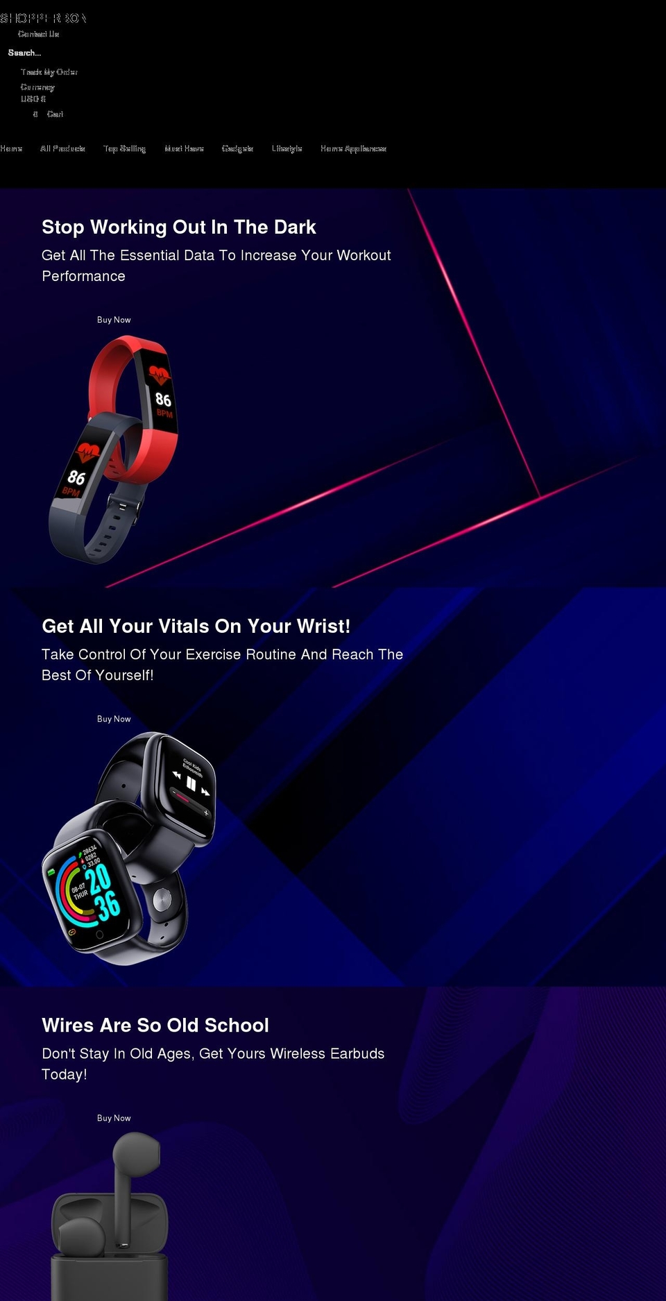 shopperbon.com shopify website screenshot