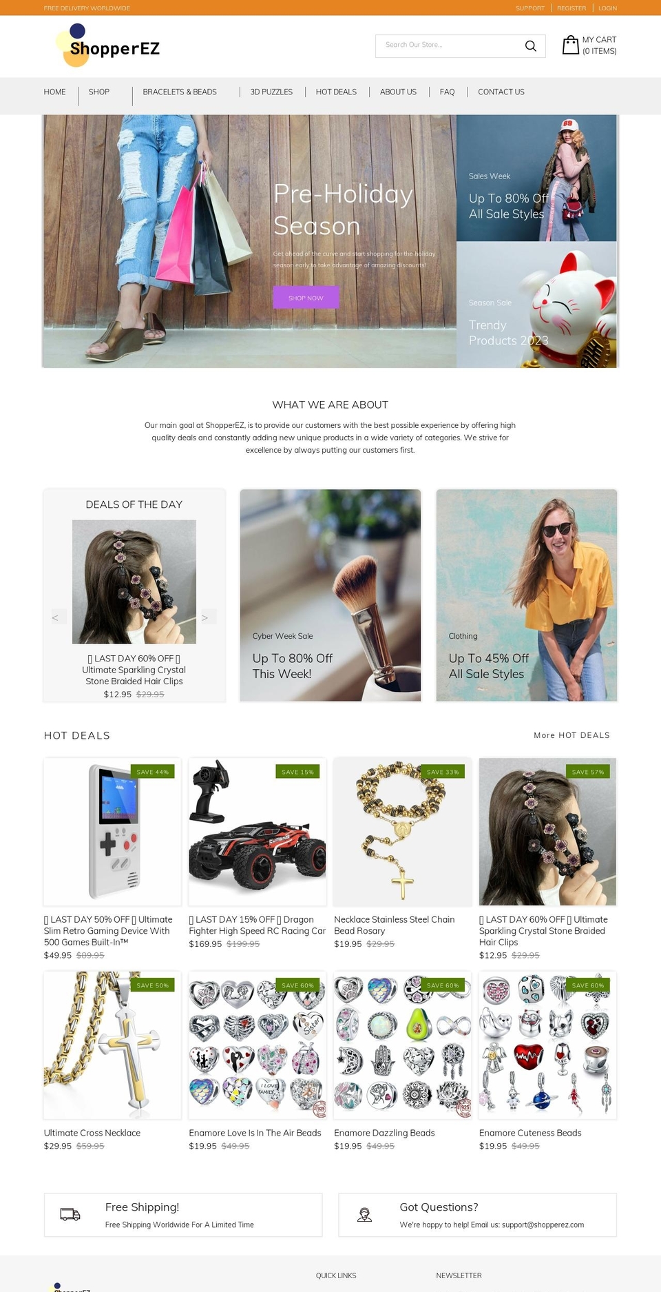 shopperez.com — Shopify storefront screenshot