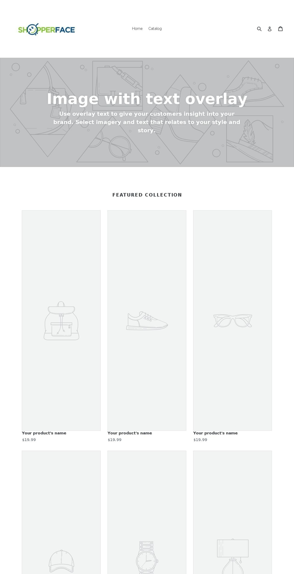 shopperface.com — Shopify storefront screenshot