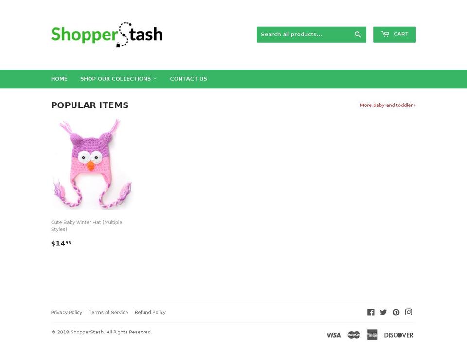 shopperstash.com — Shopify storefront screenshot