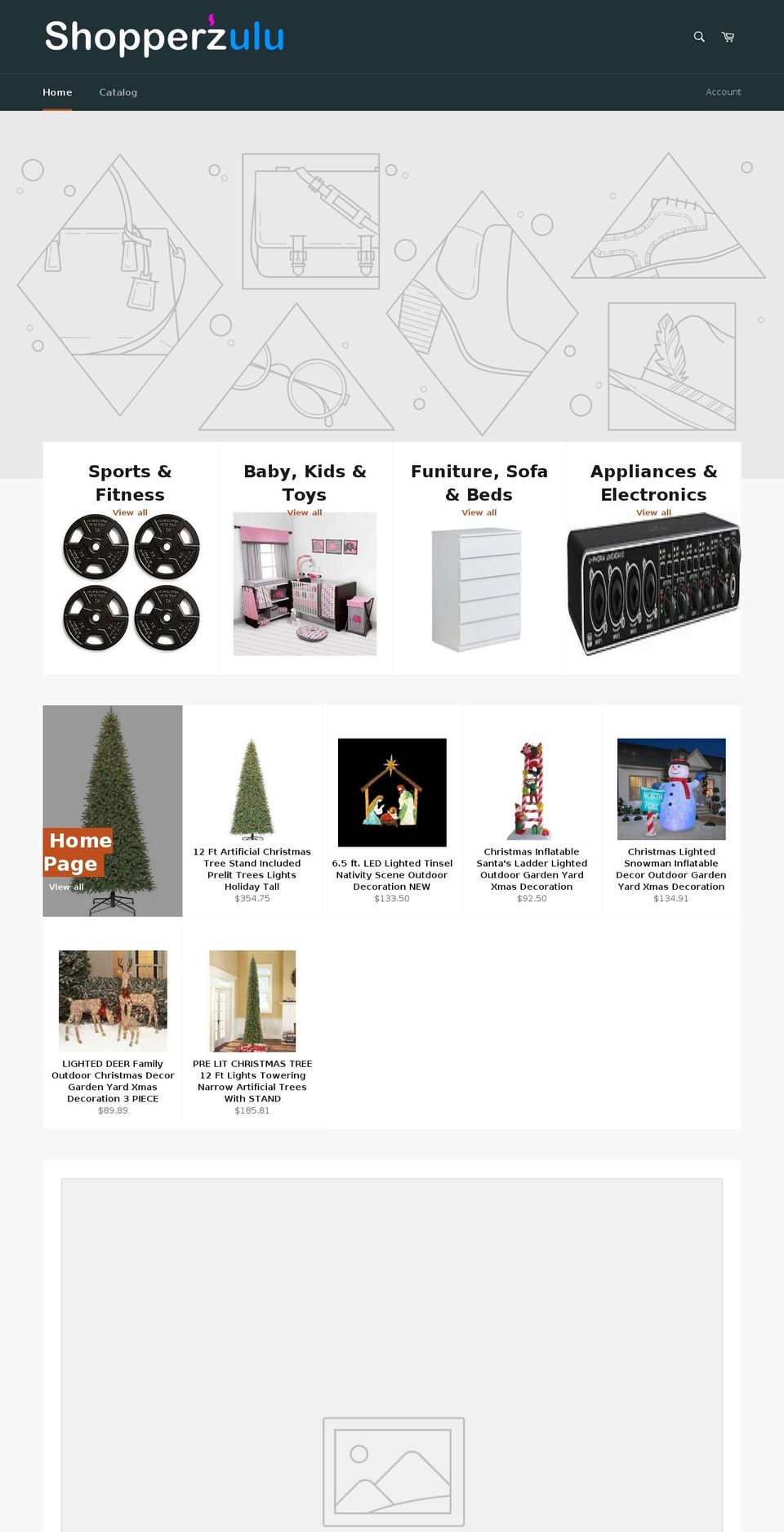 shopperzulu.com shopify website screenshot