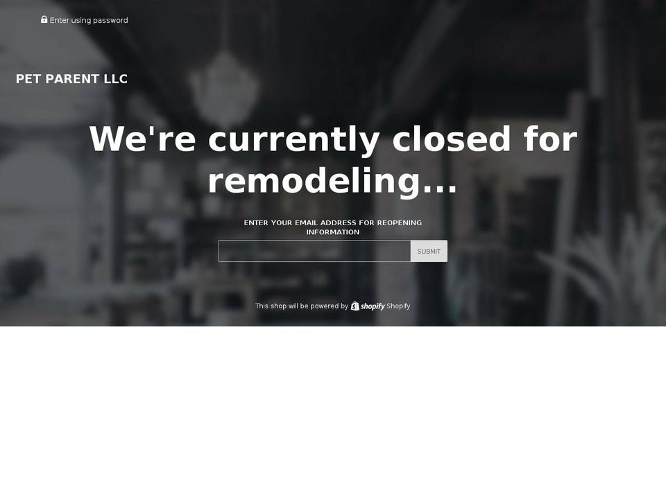shoppetparent.com — Shopify storefront screenshot
