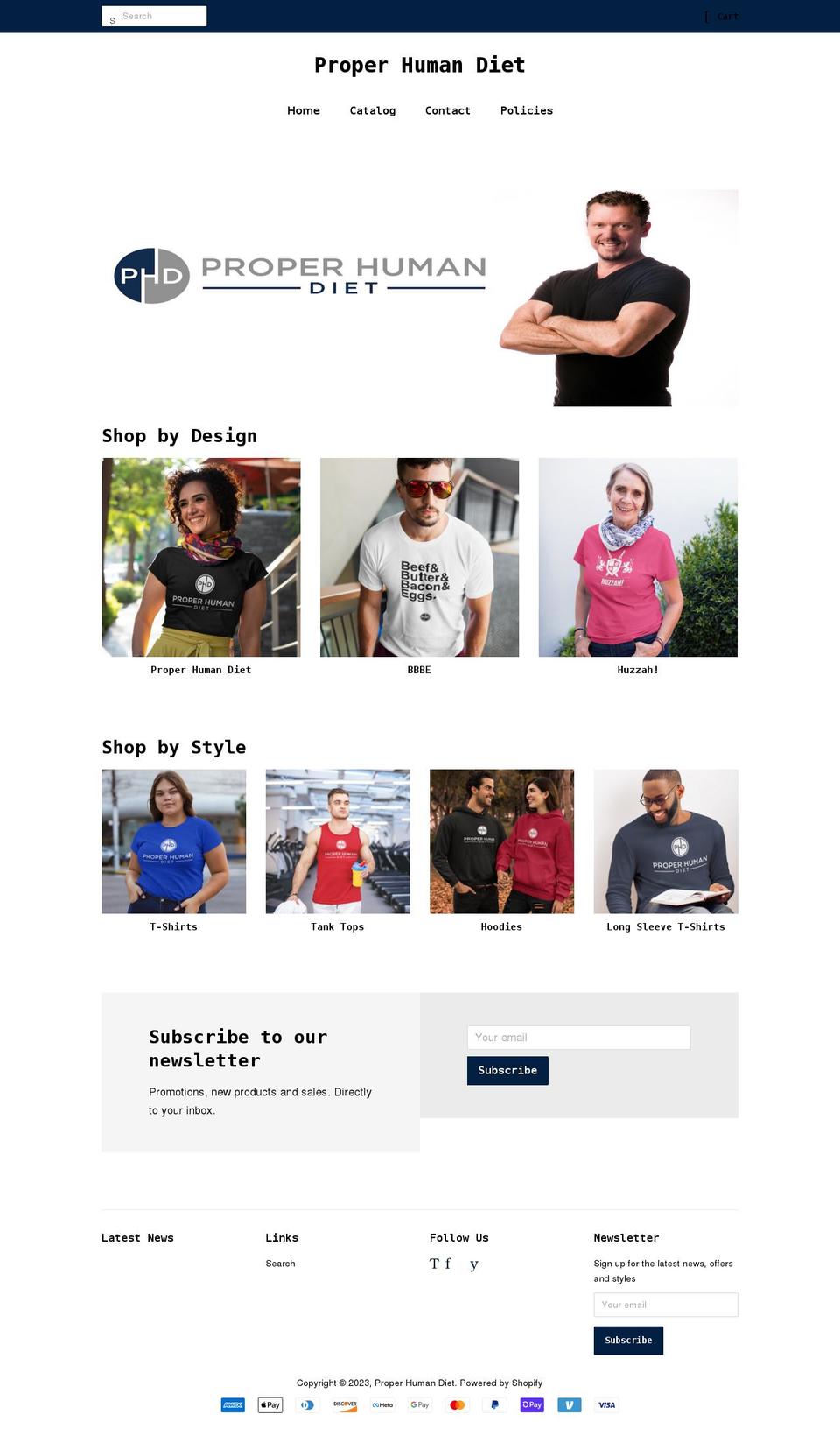 shopphd.com shopify website screenshot