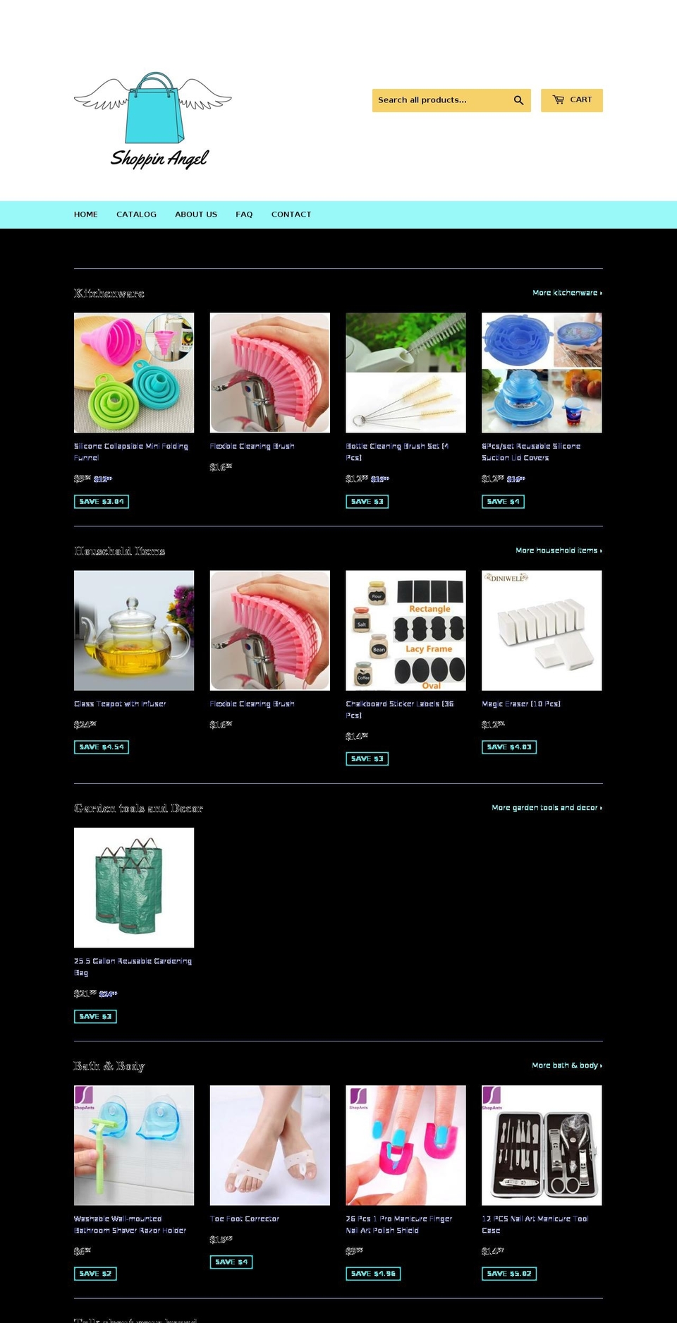 shoppinangel.com — Shopify storefront screenshot