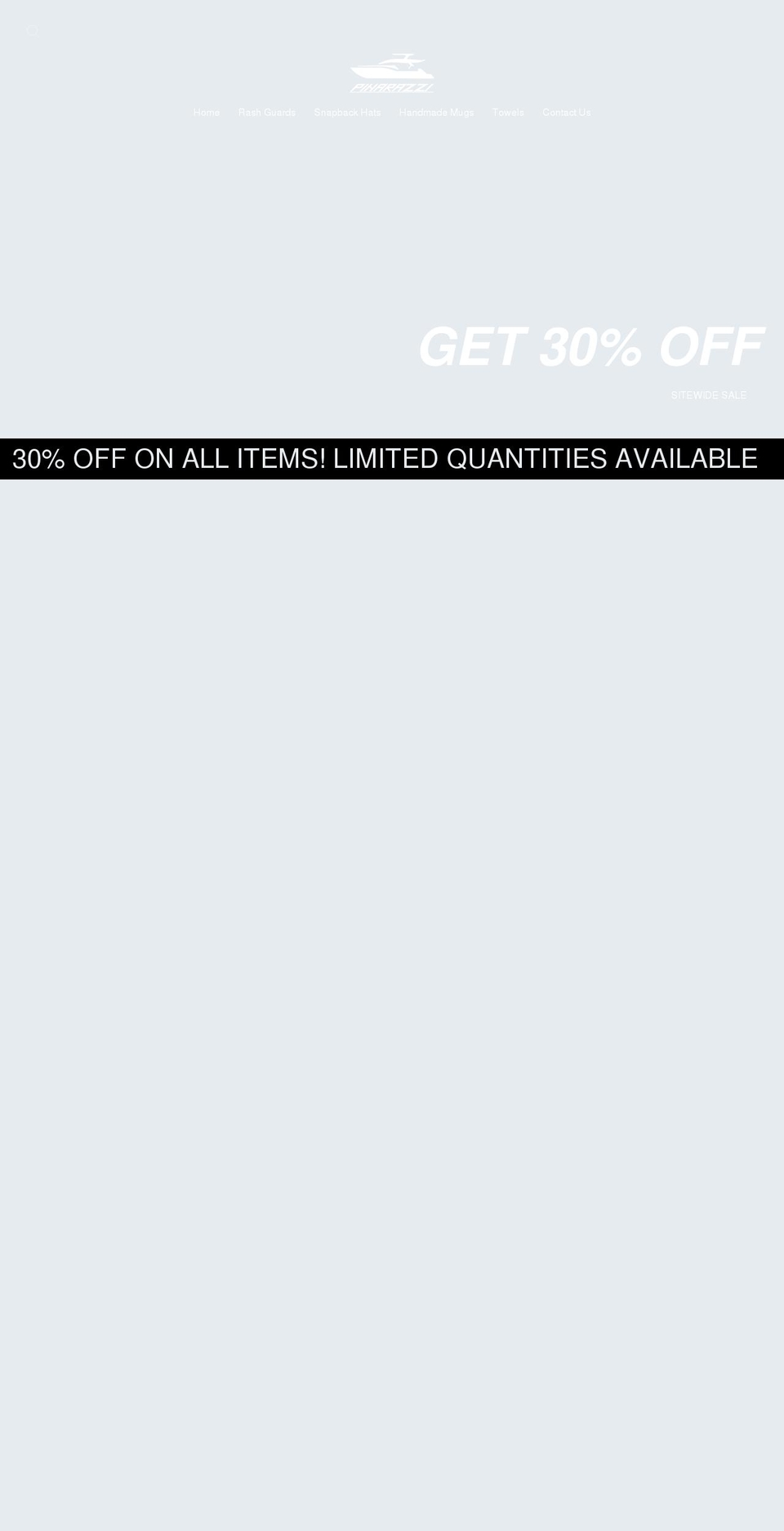 shoppinarazzi.com shopify website screenshot