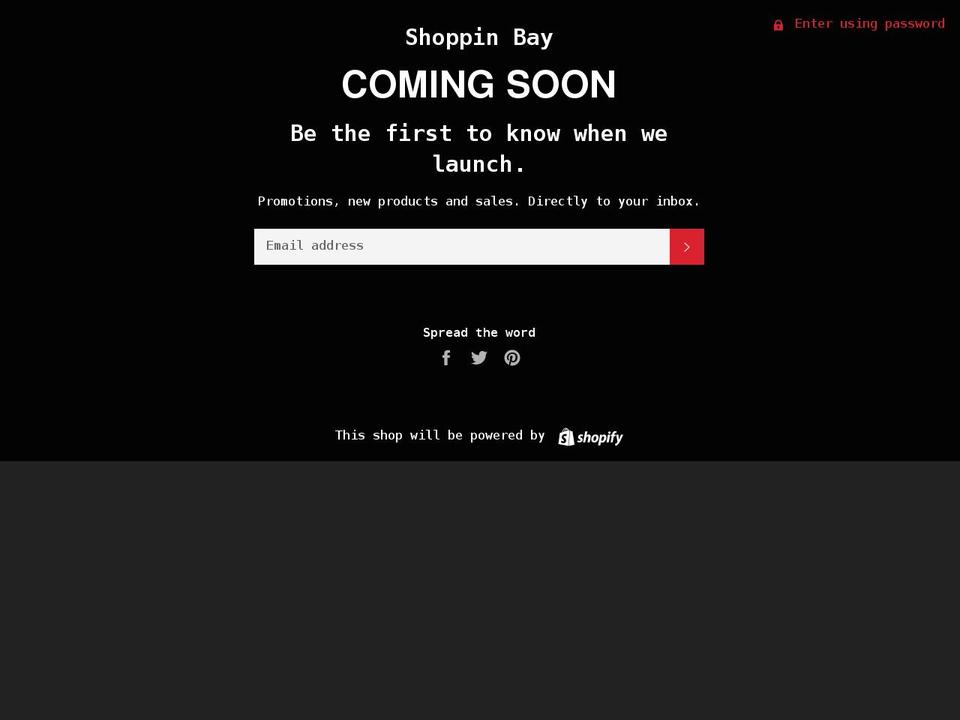 shoppinbay.com shopify website screenshot