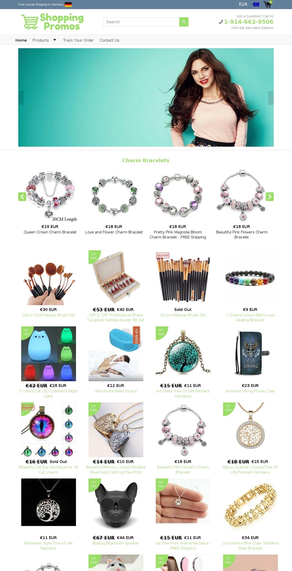 shopping-promos.com — Shopify storefront screenshot