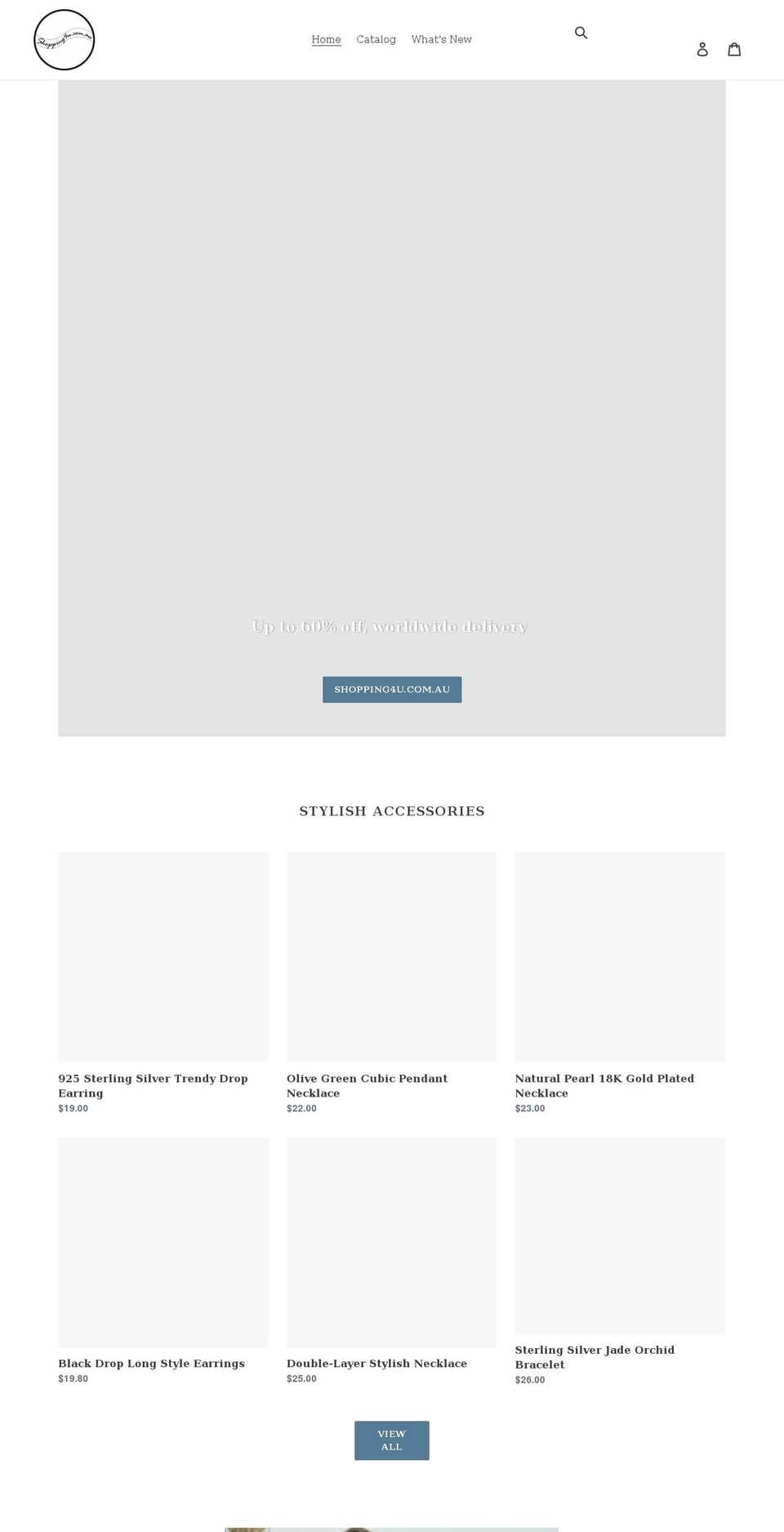 shopping4u.com.au shopify website screenshot