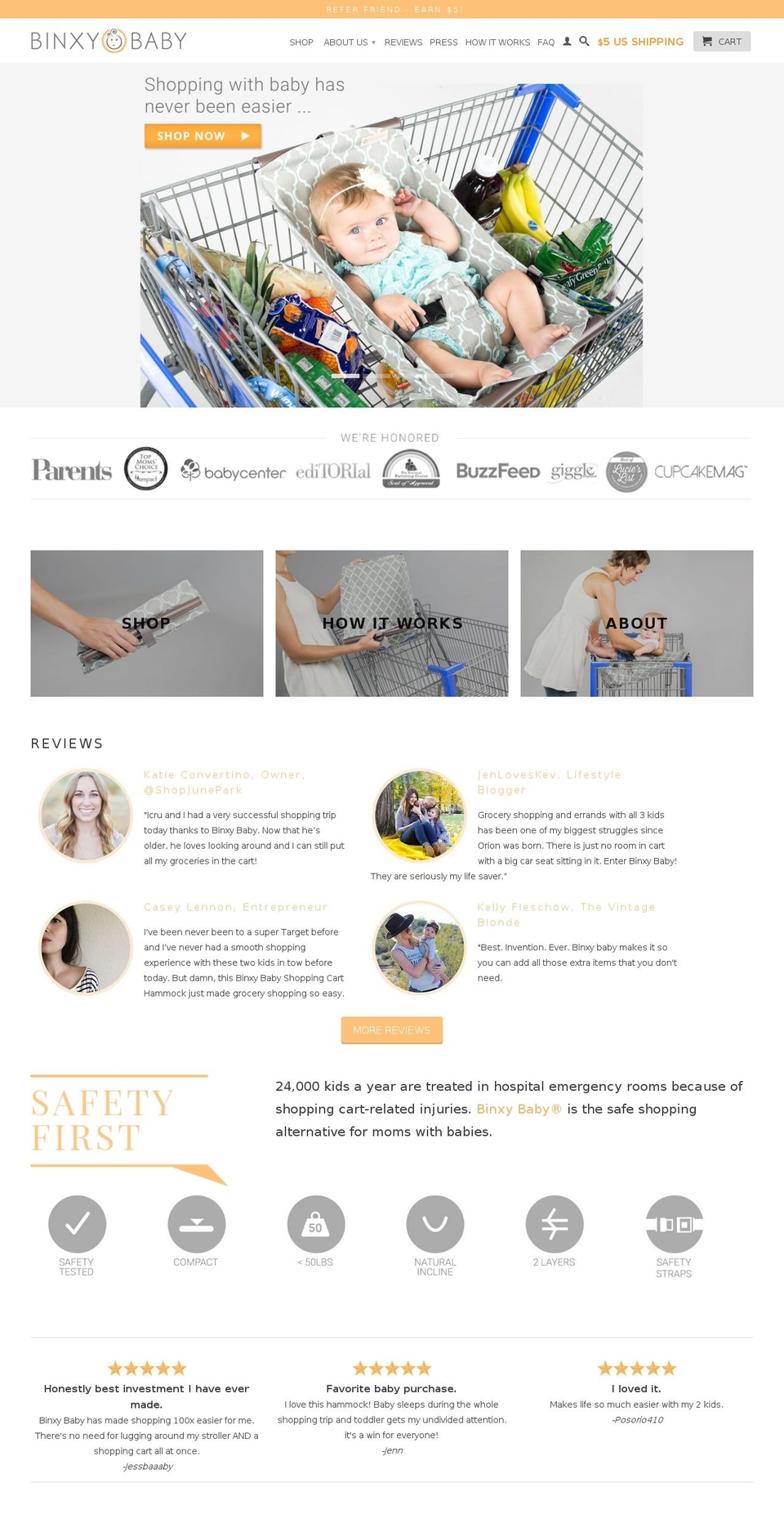 shoppingcarthammock.com shopify website screenshot