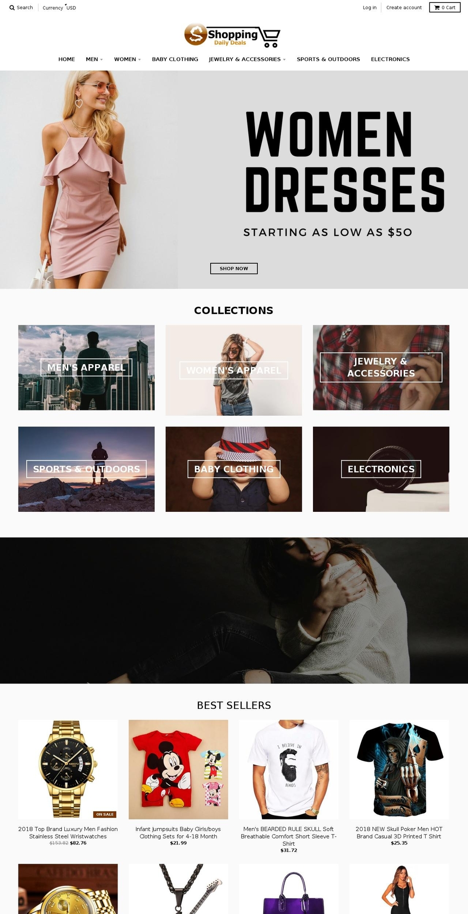 shoppingdailydeals.com — Shopify storefront screenshot