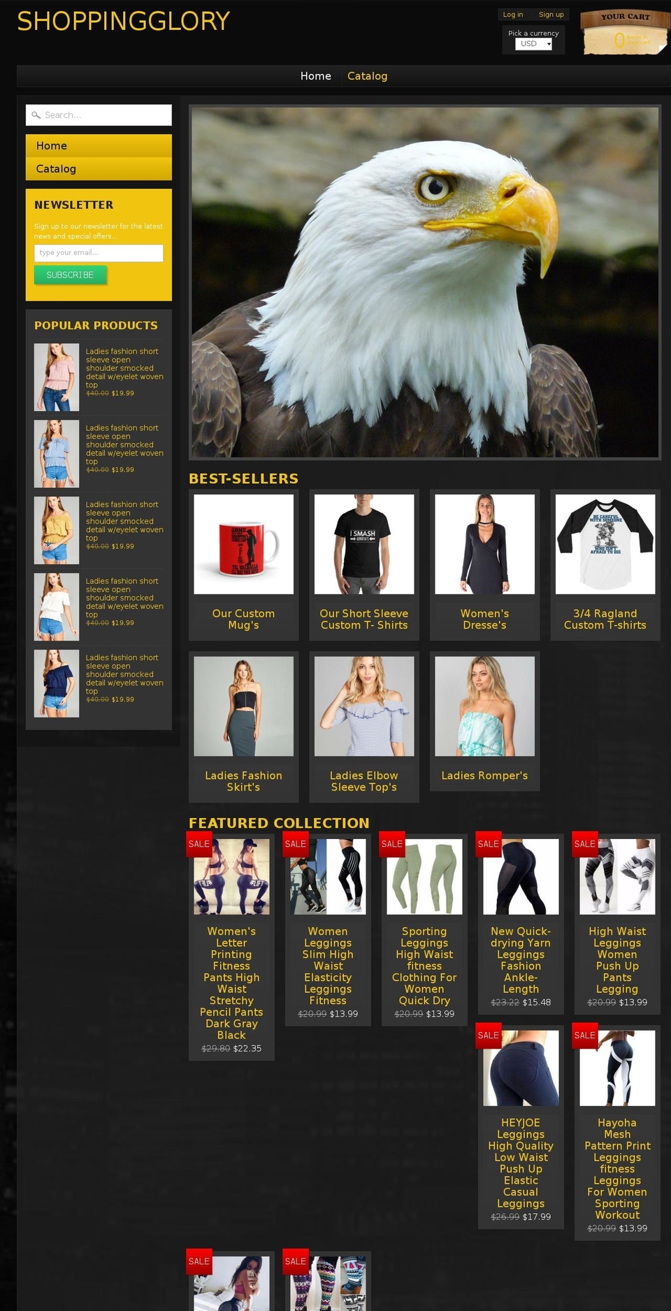 shoppinglory.com — Shopify storefront screenshot