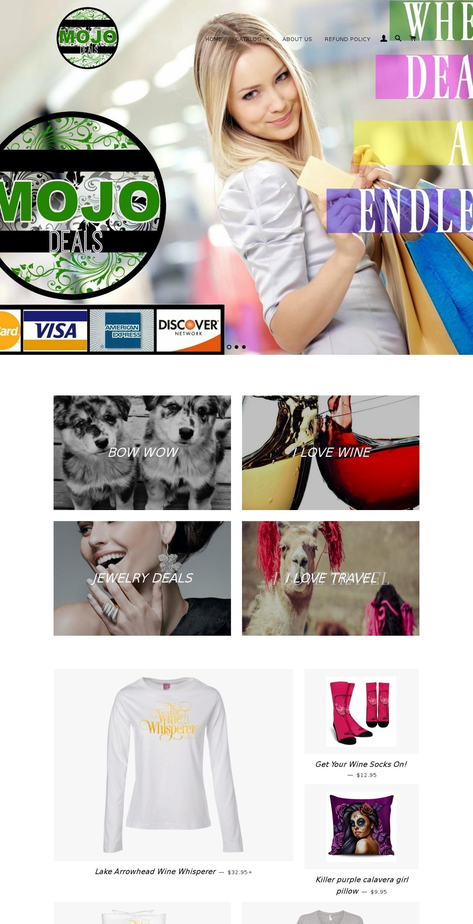 shoppingmojodeals.com — Shopify storefront screenshot