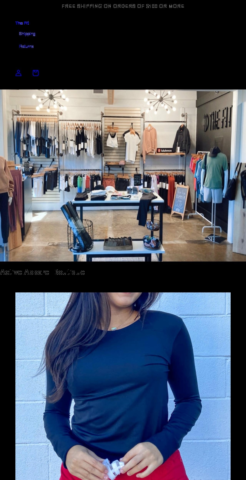 shoppingthefit.com shopify website screenshot