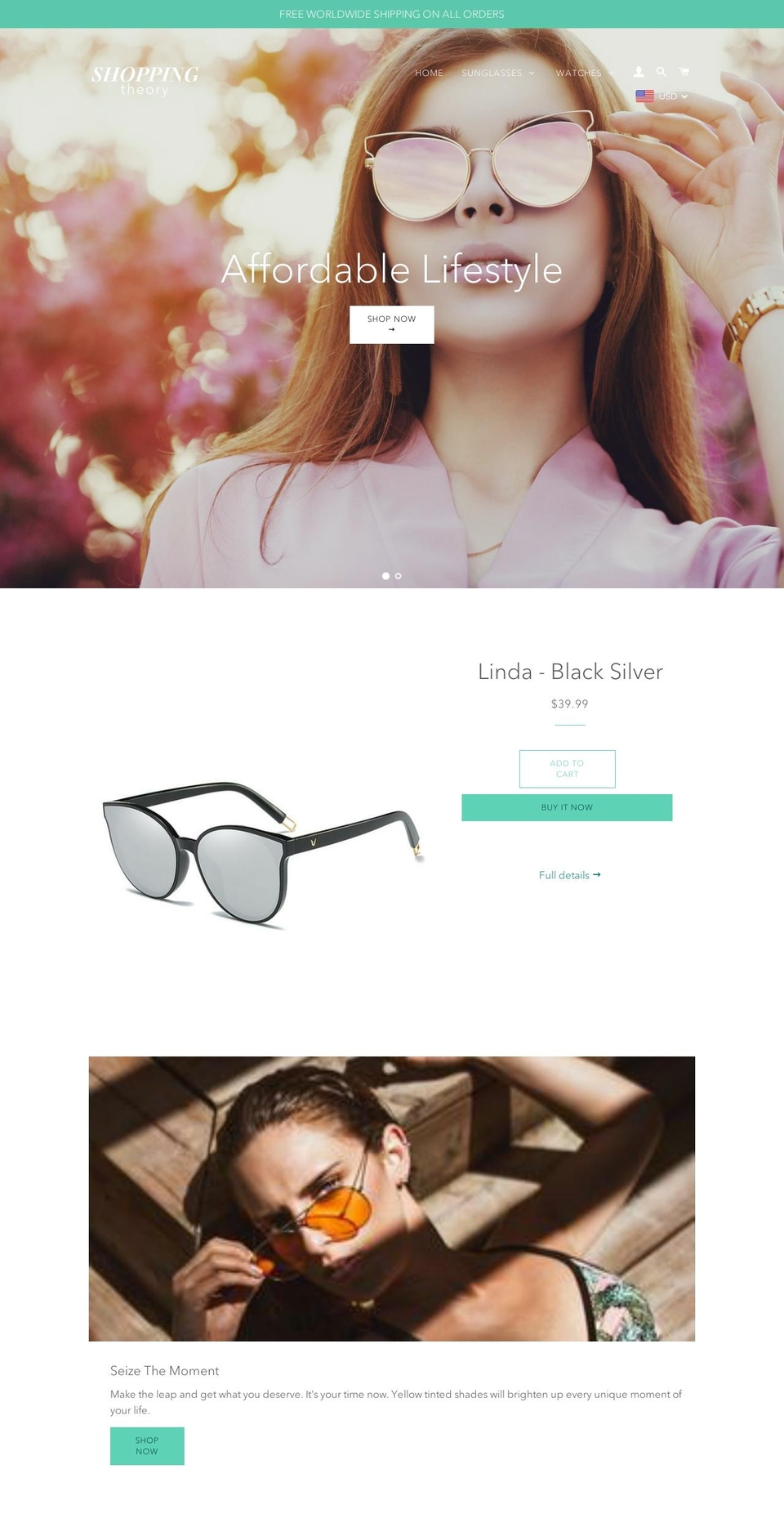 shoppingtheory.com — Shopify storefront screenshot
